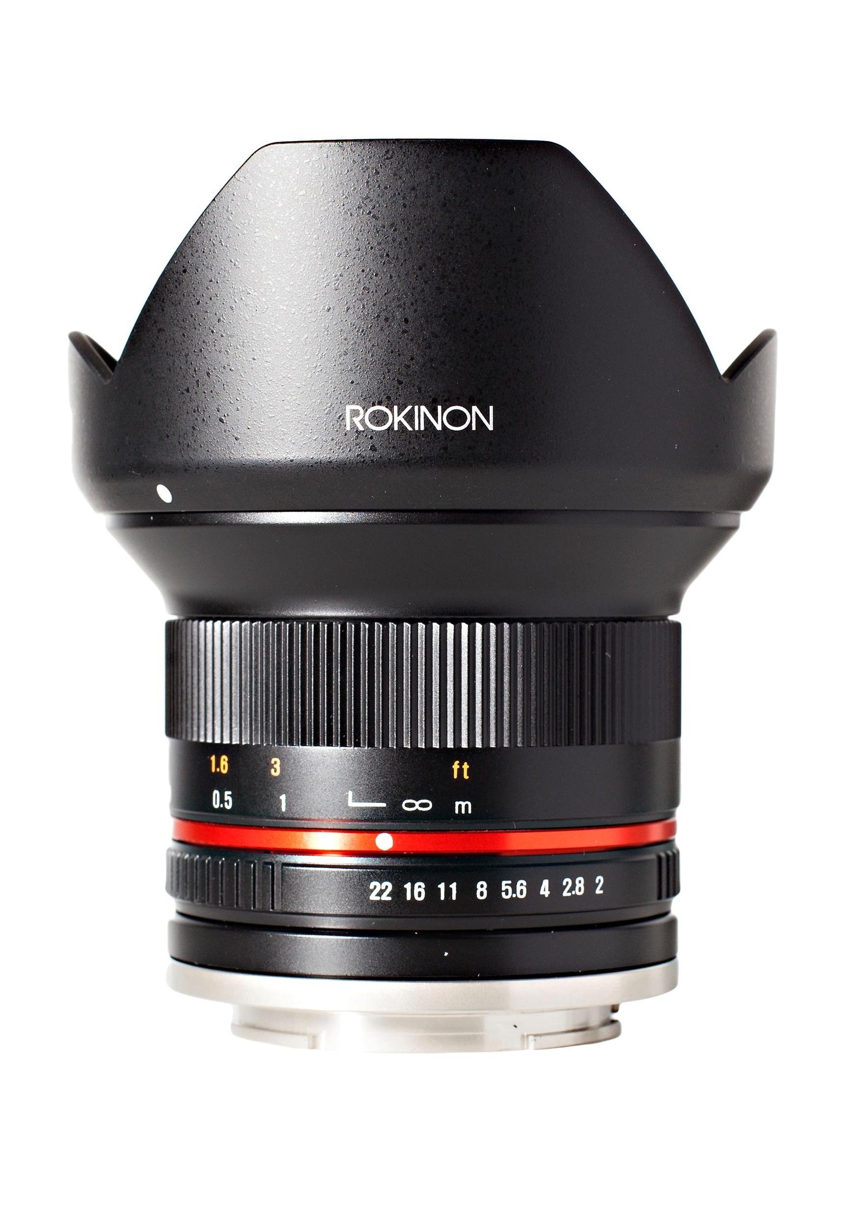Rokinon 12mm F2.0 NCS CS Ultra Wide Angle Lens Sony E-Mount (NEX) Black-RK12M-E (7578965377262)